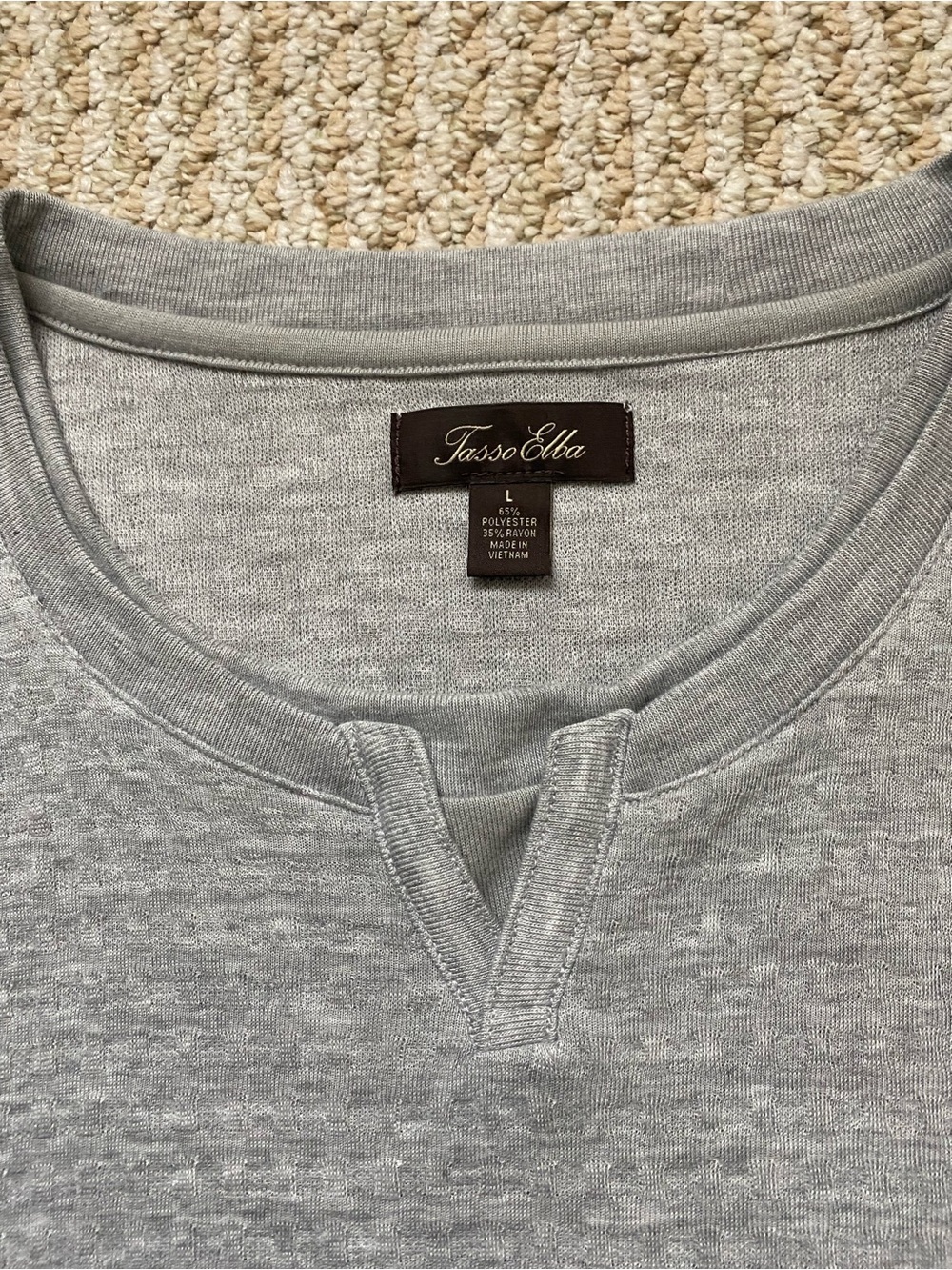TASSO ELBA | Crew Neck Sweater Large - Picture 9 of 13